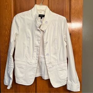 Talbots white jacket